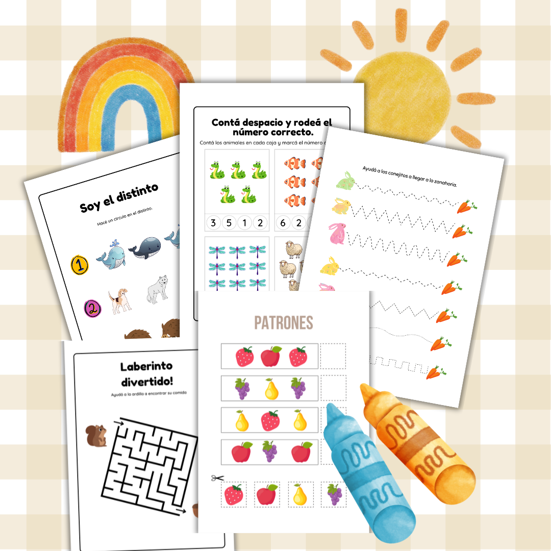 Libros de actividades · 2 a 6 años