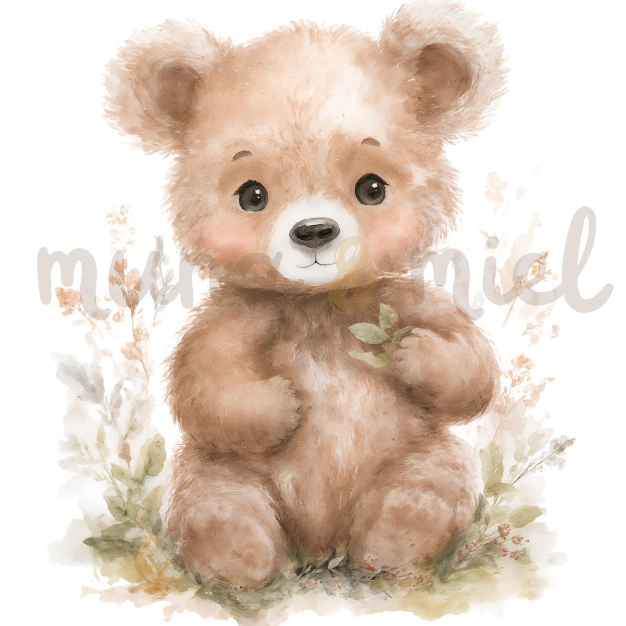 Dúo ¨Amigos del bosque¨ - Arte digital imprimible (set de 2)