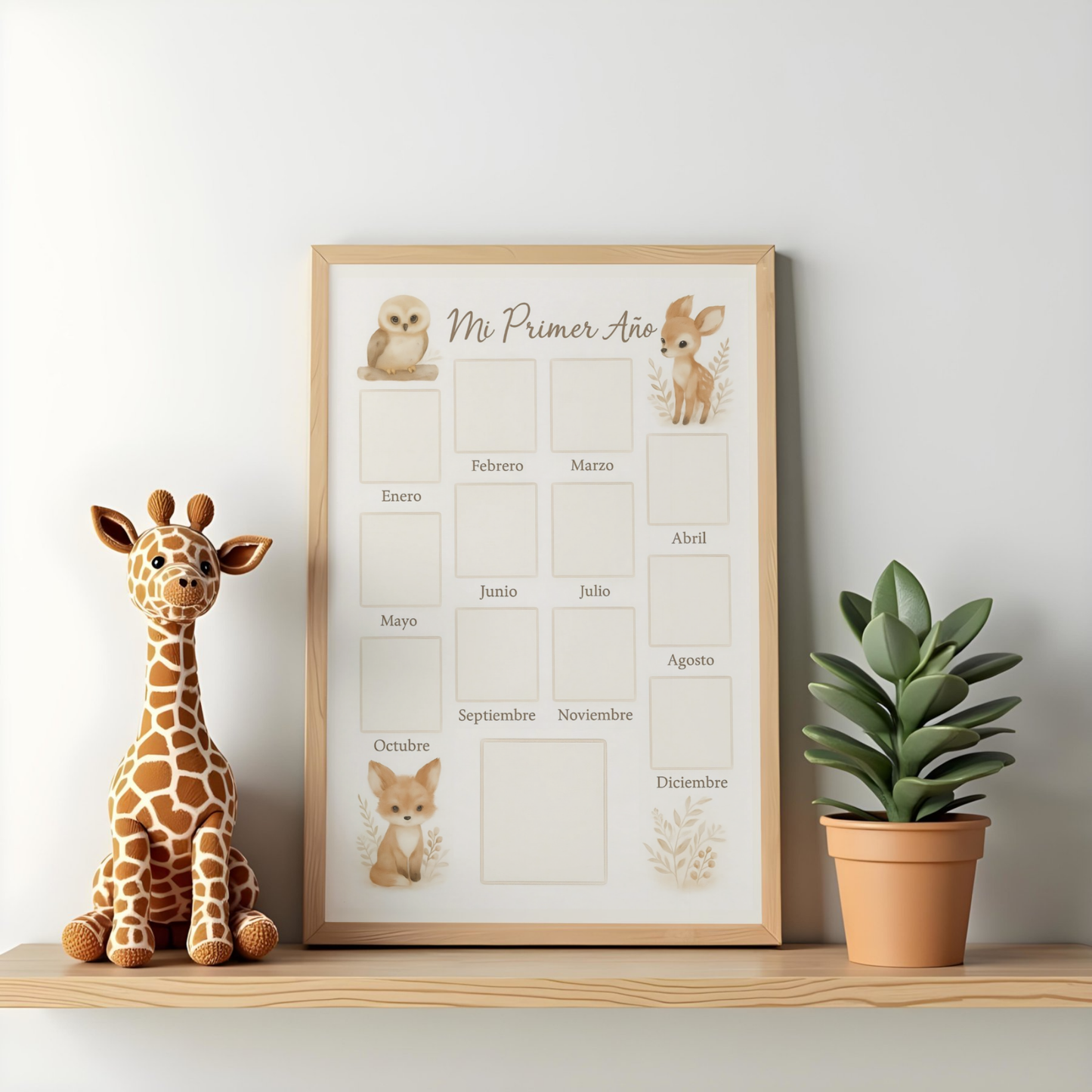 Calendario ¨Mi Primer Año¨ - Imprimible