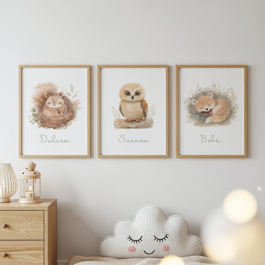 Dulce Sueños - Láminas imprimibles (set de 3)