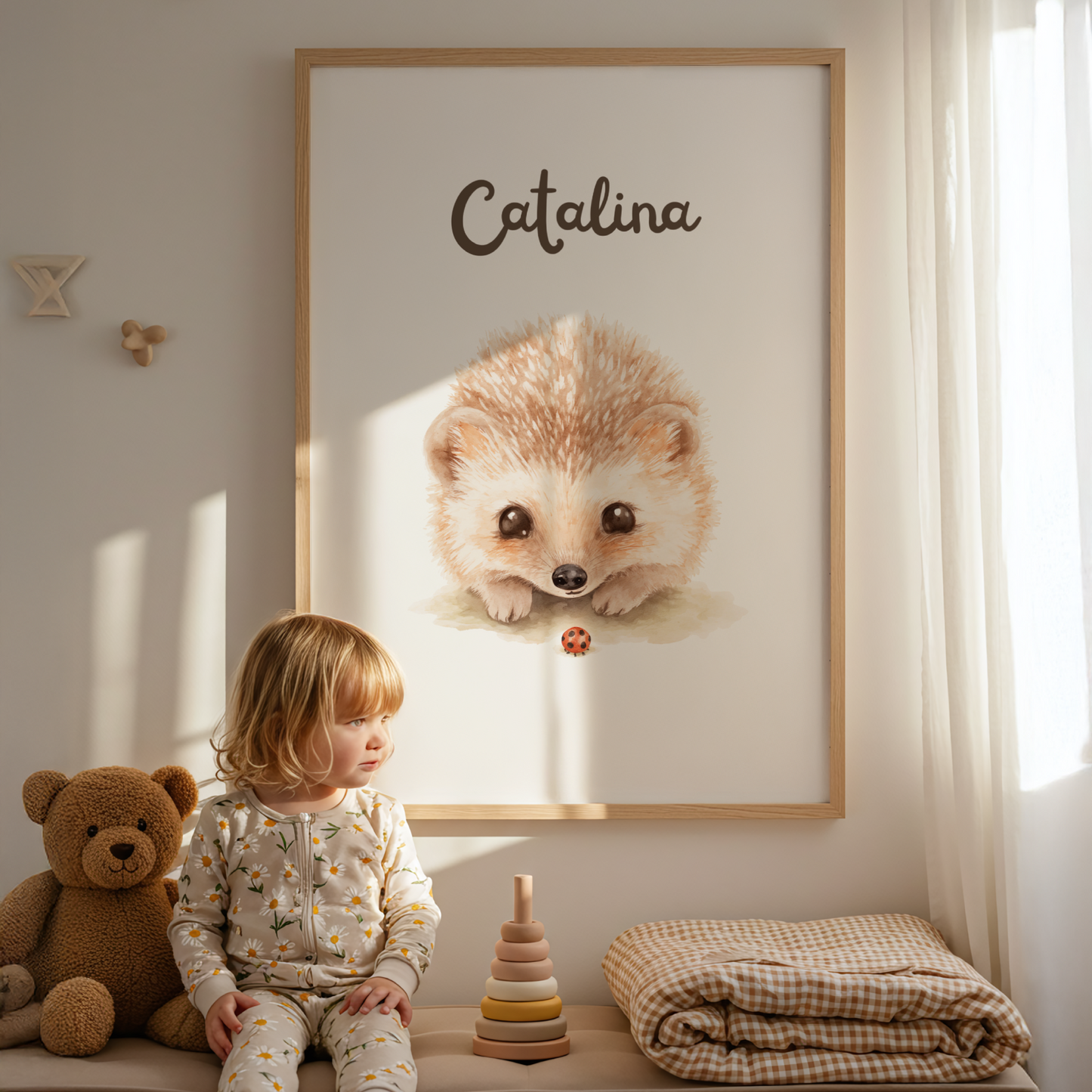 Lámina personalizada ¨Animalitos del Bosque¨ - Arte digital imprimible