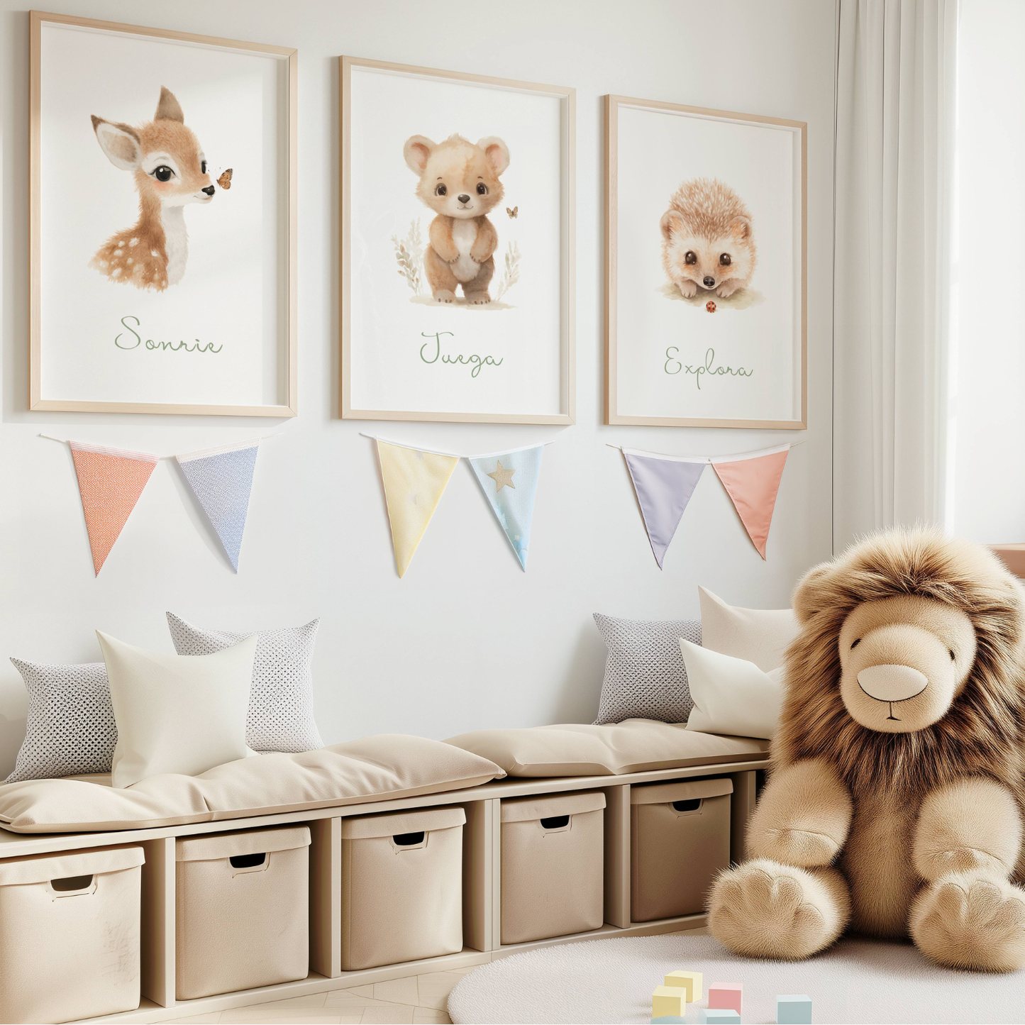 Sonrie Juega Explora - Láminas imprimibles (set de 3)