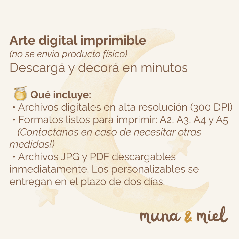 Calendario ¨Mi Primer Año¨ - Imprimible