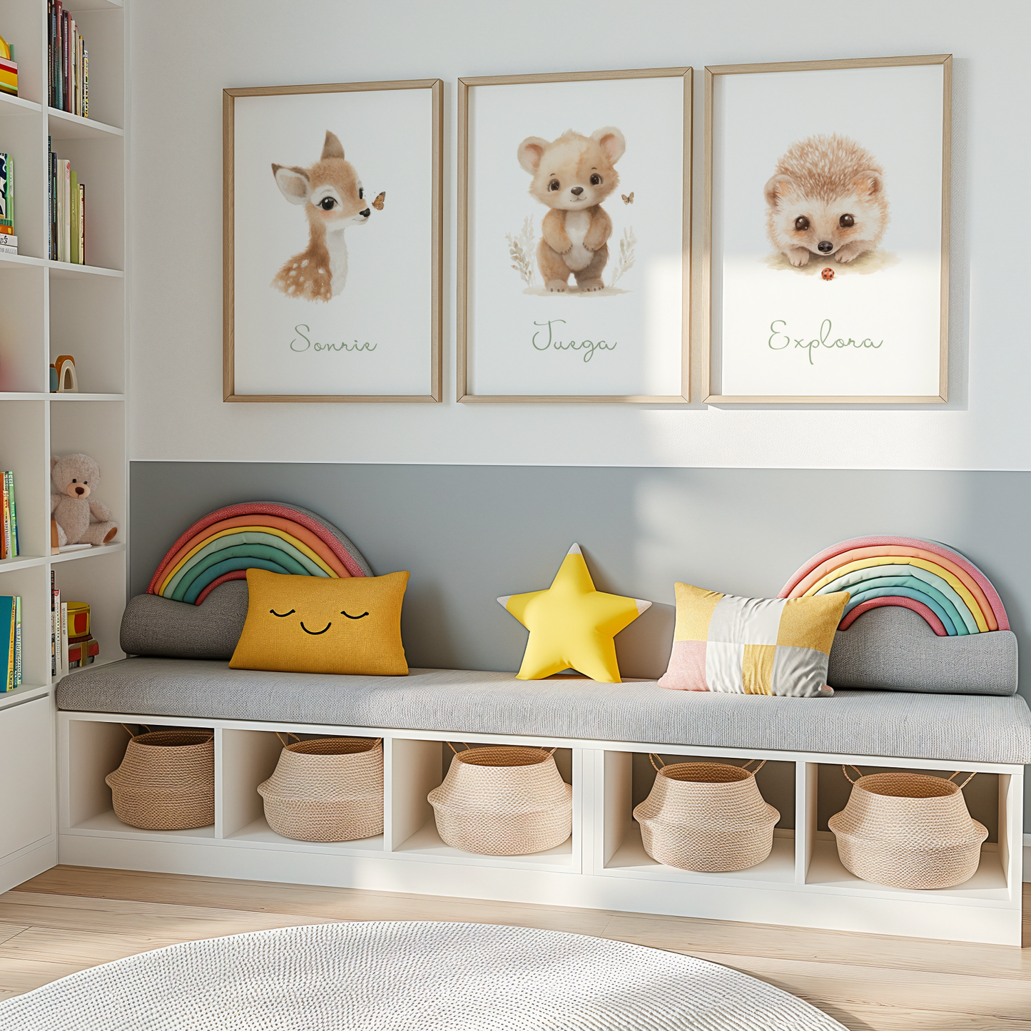 Sonrie Juega Explora - Láminas imprimibles (set de 3)